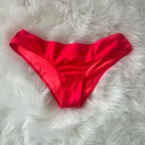 NWT Victoria’s Secret neon pink ruched bikini bottoms